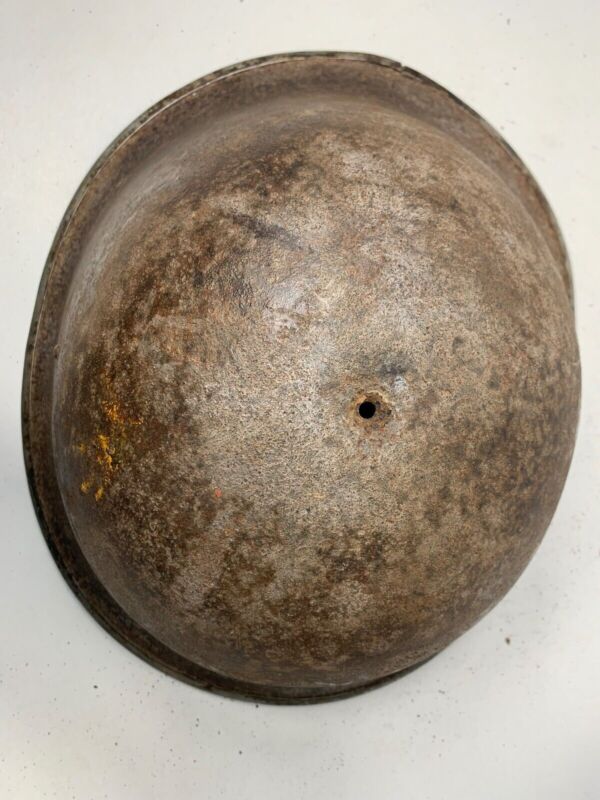 Mk3 Canadian / British Army Original WW2 Turtle Helmet High Rivet - The Militaria Shop