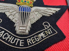 British Army Bullion Embroidered Blazer Badge - Parachute Regiment - Kings Crown - The Militaria Shop