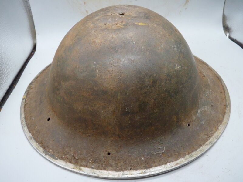 Original WW2 South African Army Mk2 Brodie Helmet - British Style Combat Helmet - The Militaria Shop