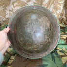 Original WW2 British Style South African Mk2 Army Combat Helmet - The Militaria Shop