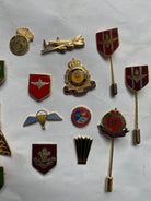 Mixed Listing of British Army Military Cap / Tie / Lapel Pin Badges - Code #166 - The Militaria Shop