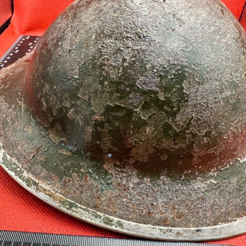 British Army Mk2 Brodie Helmet - Original WW2 - South African Manufactured - The Militaria Shop