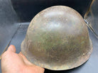 Original WW2 Onwards (1945-1952) British Army Mk4 Turtle Helmet - The Militaria Shop