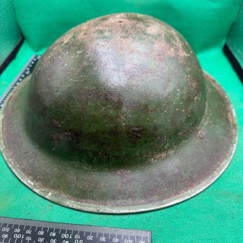 British Army Mk2 Brodie Helmet - Original WW2 - South African Manufactured - The Militaria Shop