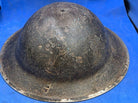 Original WW2 British Army South African Made Combat Helmet Mk2 Brodie - The Militaria Shop