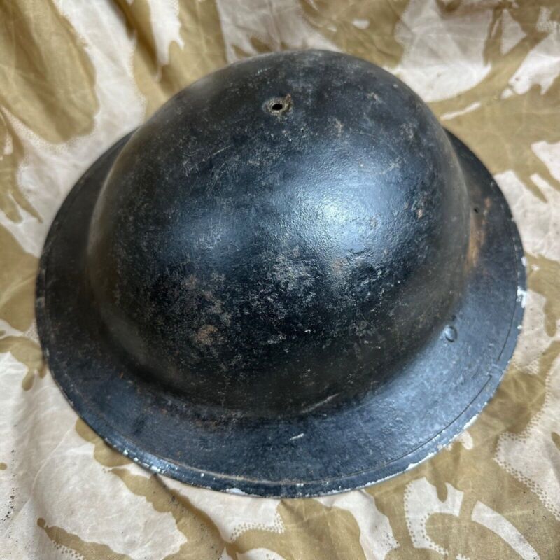 British Army Mk2 Brodie Helmet - Original WW2 - South African Manufactured - The Militaria Shop