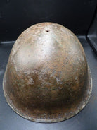 Mk3 Canadian / British Army Original WW2 Turtle Helmet High Rivet - The Militaria Shop