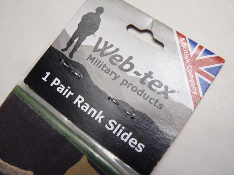 DPM Rank Slides / Epaulette Pair Genuine British Army - Lance Corporal NEW - The Militaria Shop