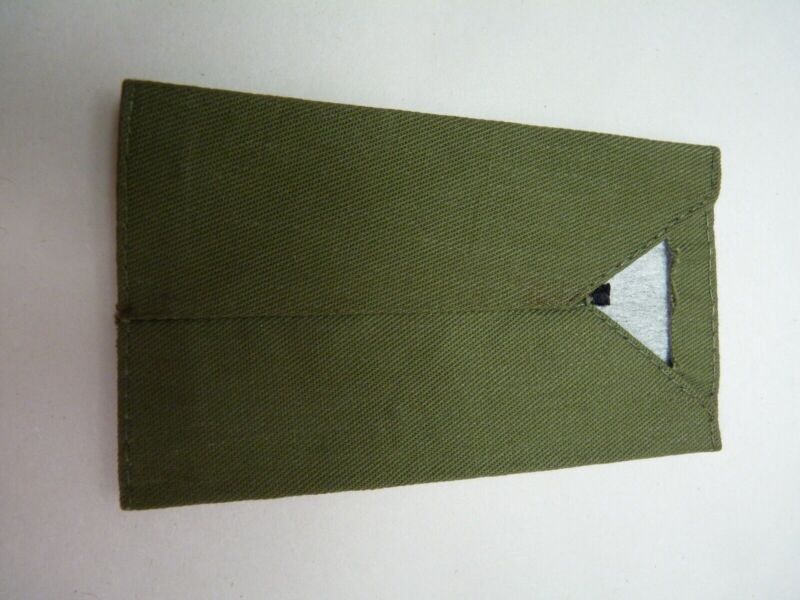 QOGLR OD Green Rank Slides / Epaulette Pair Genuine British Army - NEW - The Militaria Shop