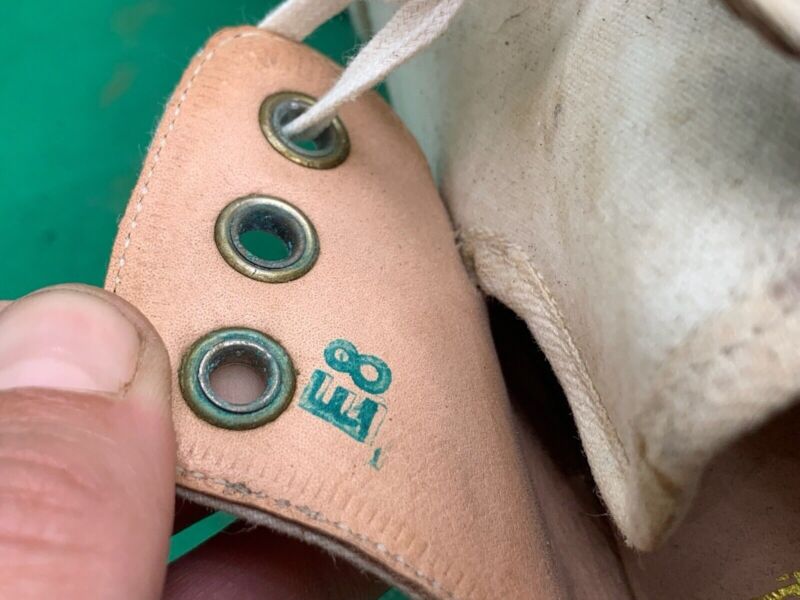 Original WW2 British Army Women's White Summer Shoes - ATS WAAF - Size 215M - The Militaria Shop