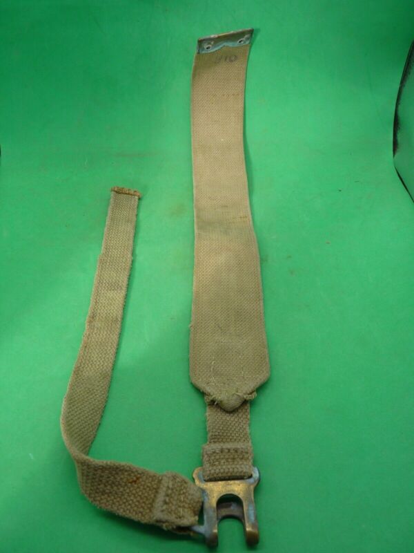 Original WW2 Pattern British Army L Strap Single - 37 Pattern Webbing Haversack - The Militaria Shop