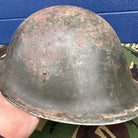 WW2 Canadian Army Mk3 Turtle Helmet - Original Helmet Shell - High Rivet - The Militaria Shop