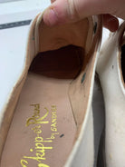 Original WW2 British Army Women's White Summer Shoes - ATS WAAF - Size 240 - The Militaria Shop