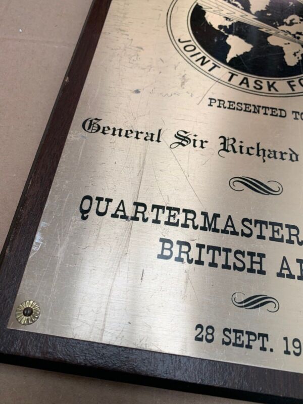 British Army Wall Plaque - Rapid Deployment Joint Task Force - The Militaria Shop
