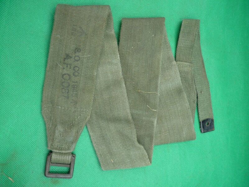 Original WW2 British Army 44 Pattern Equipment Strap - 1945 Dated - The Militaria Shop