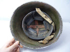 Original WW2 British Army Mk3 Turtle Army Fire Department Helmet & Liner - The Militaria Shop