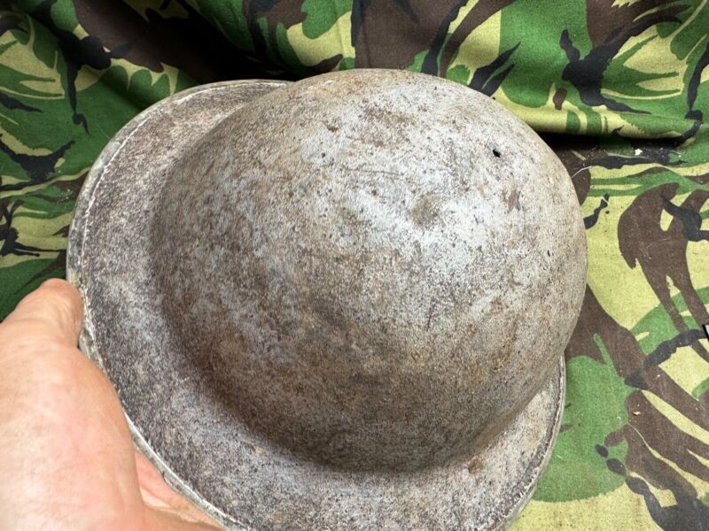 British Army Mk2 Brodie Helmet - Original WW2 - South African Manufactured - The Militaria Shop