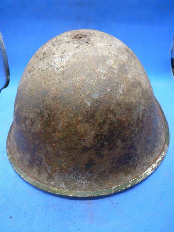 Original WW2 Onwards British Army Mk4 Turtle Helmet - The Militaria Shop