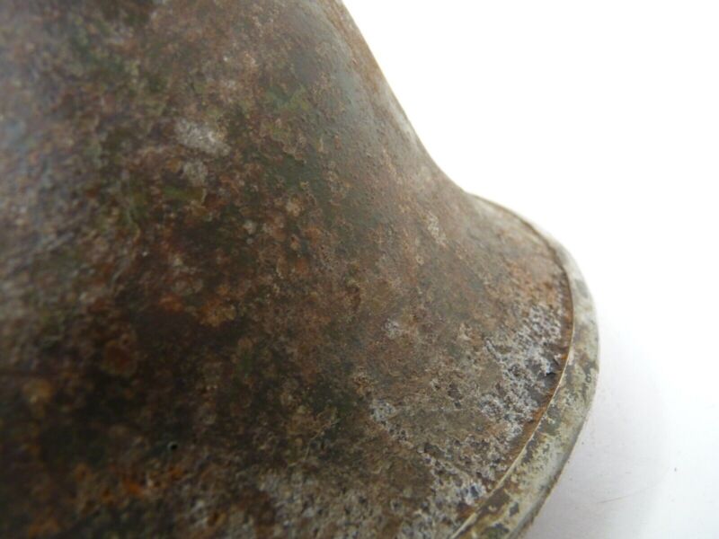 Original Mk3 Canadian / British Army WW2 Turtle Helmet High Rivet - The Militaria Shop
