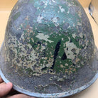 Original WW2 British / Canadian Army Mk3 High Rivet Turtle Army Combat Helmet - The Militaria Shop