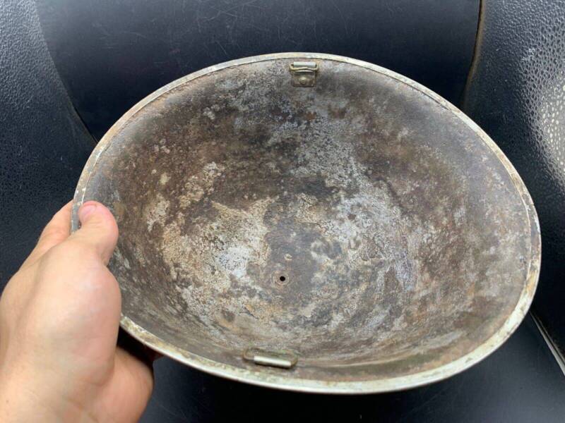 Original WW2 Onwards (1945-1952) British Army Mk4 Turtle Helmet - The Militaria Shop