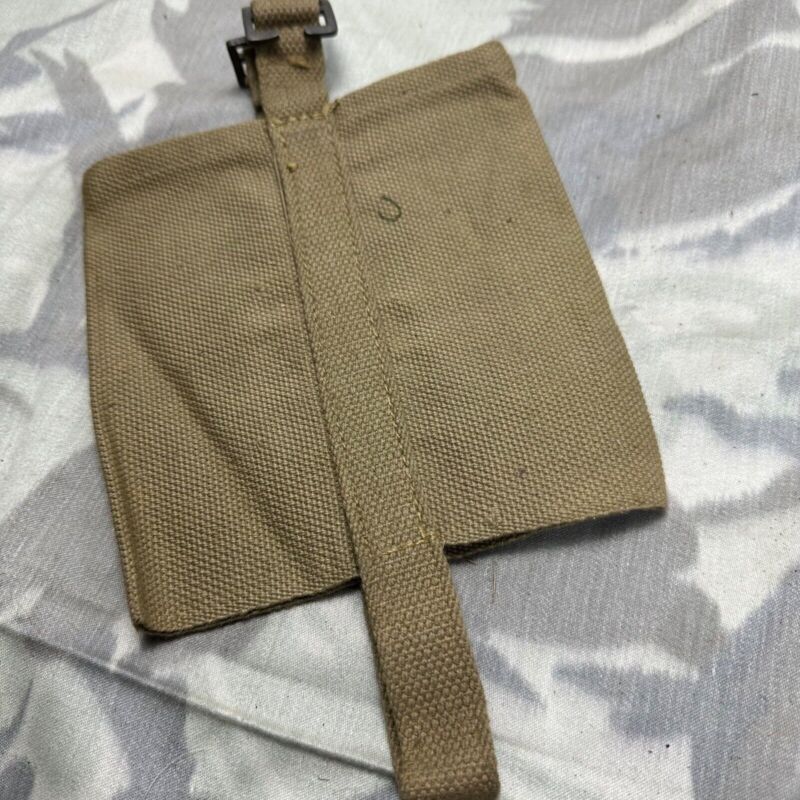 Near Mint Original British Army 37 Pattern Water Bottle Carrier - 1945 Dated - The Militaria Shop