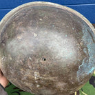 WW2 Canadian Army Mk3 Turtle Helmet - Original Helmet Shell - High Rivet - The Militaria Shop