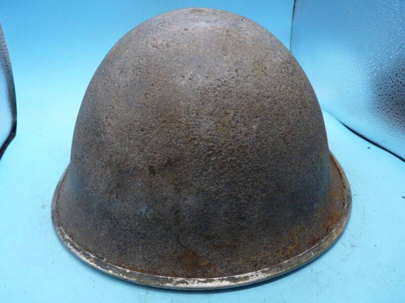 Original Canadian Army Mk3 Turtle High Rivet Combat Helmet - The Militaria Shop
