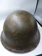 Mk3 Canadian / British Army Original WW2 Turtle Helmet High Rivet - The Militaria Shop