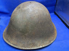 WW2 Canadian Army Mk3 Turtle Helmet - Original WW2 Helmet Shell - High Rivet - The Militaria Shop