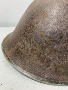 Mk3 Canadian / British Army Original WW2 Turtle Helmet High Rivet - The Militaria Shop
