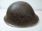 Original WW2 British / Canadian Army Mk3 High Rivet Turtle Army Combat Helmet - The Militaria Shop
