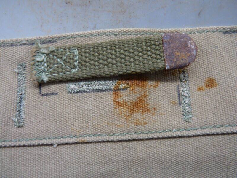 Original WW2 US Army M1928 Haversack Pack Tail - 1944 Dated - The Militaria Shop