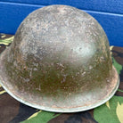 WW2 Canadian Army Mk3 Turtle Helmet - Original Helmet Shell - High Rivet - The Militaria Shop