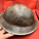 British Army Mk2 Brodie Helmet - Original WW2 - South African Manufactured - The Militaria Shop