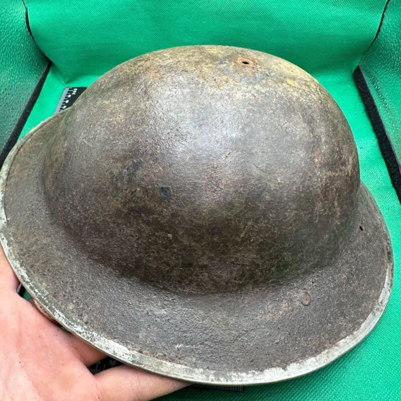 British Army Mk2 Brodie Helmet - Original WW2 - South African Manufactured - The Militaria Shop