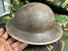 British Army Mk2 Brodie Helmet - Original WW2 - South African Manufactured - The Militaria Shop