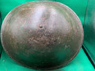 WW2 Canadian Army Mk3 Turtle Helmet - Original WW2 Helmet Shell - High Rivet - The Militaria Shop