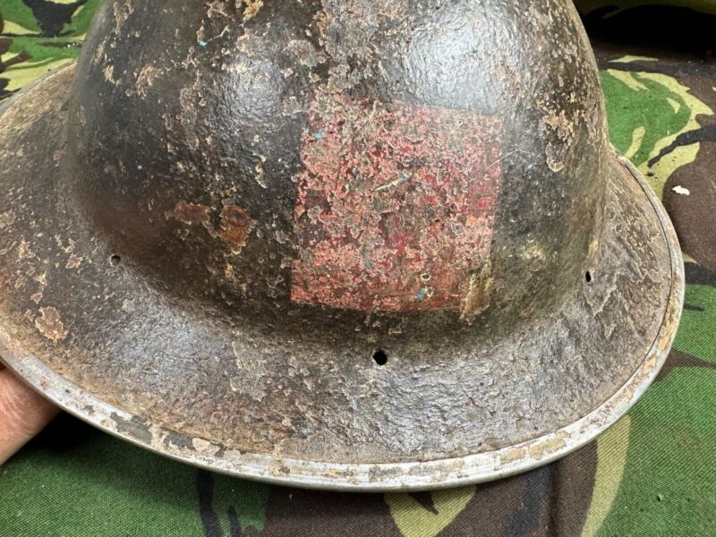 British Army Mk2 Brodie Helmet - Original WW2 - South African Manufactured - The Militaria Shop