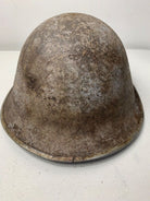Mk3 Canadian / British Army Original WW2 Turtle Helmet High Rivet - The Militaria Shop