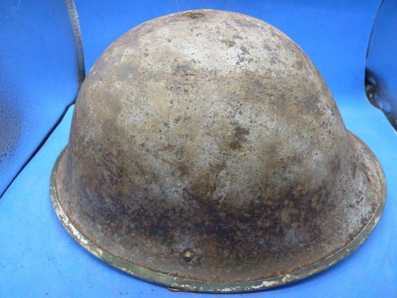 Original WW2 Onwards British Army Mk4 Turtle Helmet - The Militaria Shop