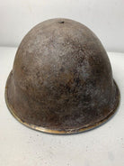 Mk3 Canadian / British Army Original WW2 Turtle Helmet High Rivet - The Militaria Shop