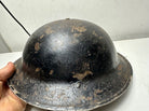WW2 British / South African Army Mk2 Brodie Combat Helmet - Complete w/Liner - The Militaria Shop