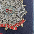 British Army Bullion Embroidered Blazer Badge - The Border Regiment - The Militaria Shop