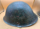 Original WW2 Onwards (1945-1952) British Army Mk4 Turtle Helmet - The Militaria Shop