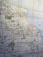 Large WW2 British Army - 1932 dated General Staff map of HOLY ISLAND. - The Militaria Shop