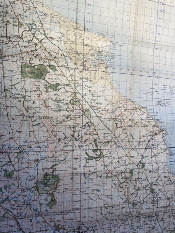 Large WW2 British Army - 1932 dated General Staff map of HOLY ISLAND. - The Militaria Shop