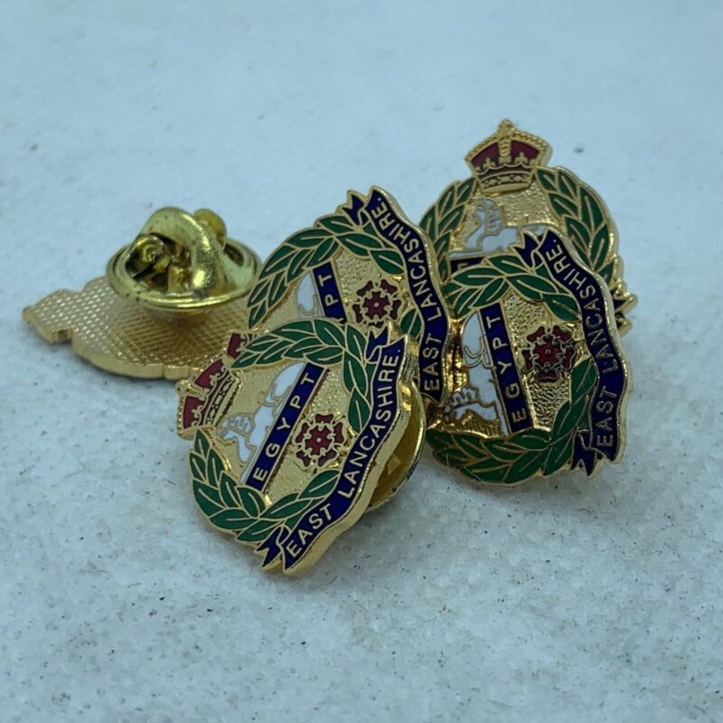 East Lancashire Regiment - NEW British Army Military Cap/Tie/Lapel Pin Badge #40 - The Militaria Shop