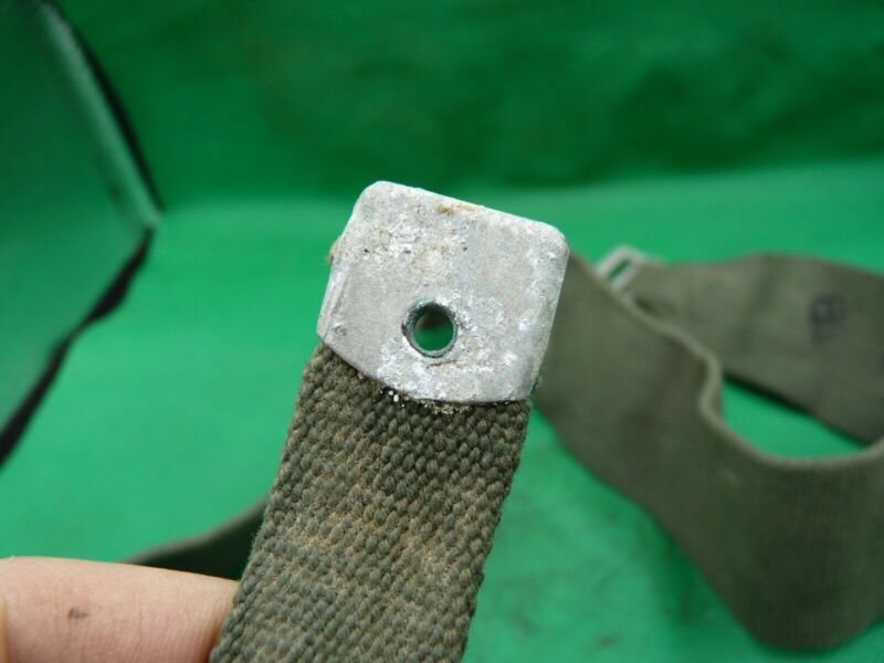 Original WW2 British Army 44 Pattern Equipment Strap - 1945 Dated - The Militaria Shop