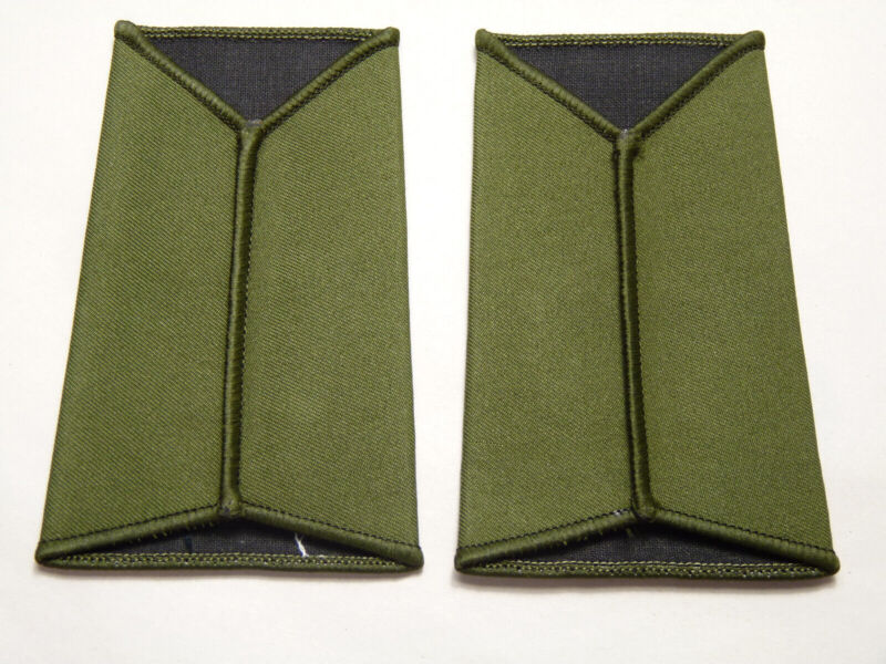 OD Green Rank Slides / Epaulette Pair Genuine British Army - ACF Warrant Officer - The Militaria Shop